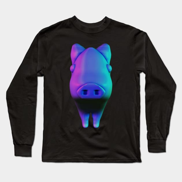 Pig Style Long Sleeve T-Shirt by Hellyes4d